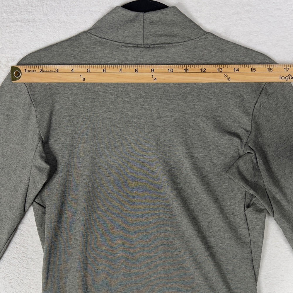 Arc'teryx Lumin Mock Neck Top Women’s XS Long Sleeve Shirt Heather Gray Gorpcore - Picture 12 of 13